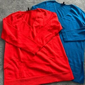 Eileen Fisher v neck sweaters